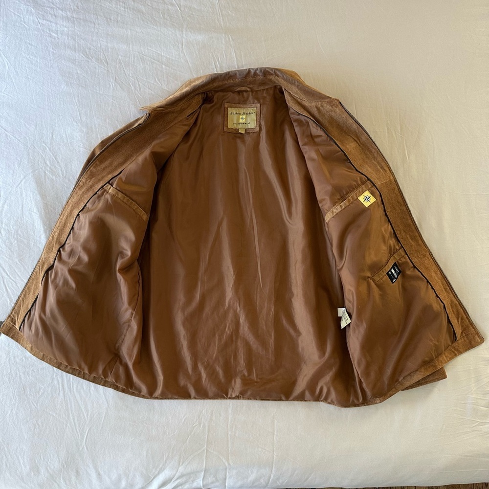 Boston Harbour Genuine Leather Jacket, Size L - Picture 6 of 16